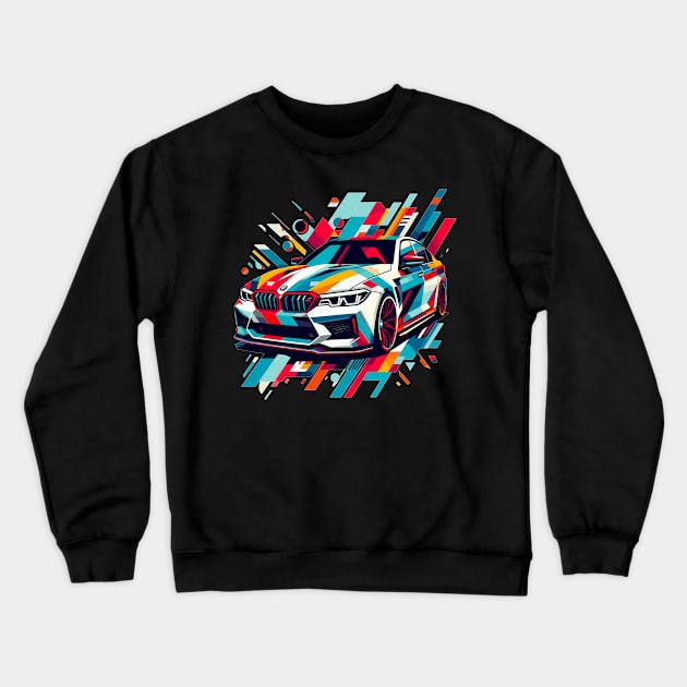 BMW M5 Crewneck Sweatshirt by Vehicles-Art